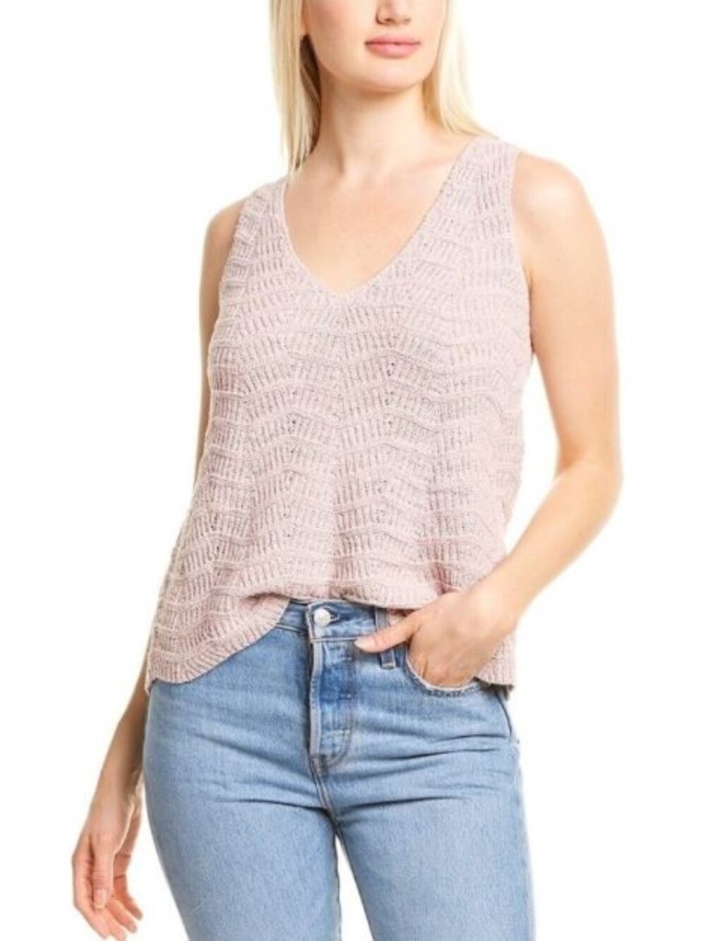 Madewell Crocheted Sweater Tank Medium